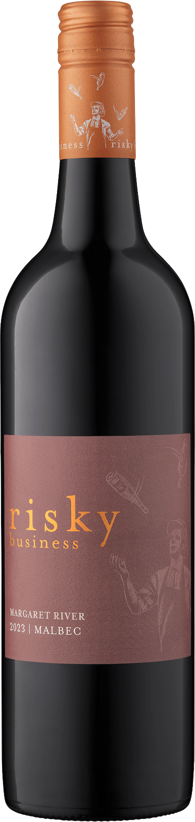 Risky Business Wines Malbec 2023 bottle — Margaret River